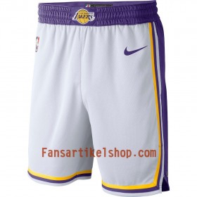 NBA Los Angeles Lakers Herren Shorts Weiß 2018-19 Nike Swingman